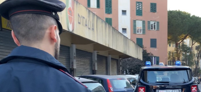 MONTESACRO - I Carabinieri durante i controlli a San Basilio