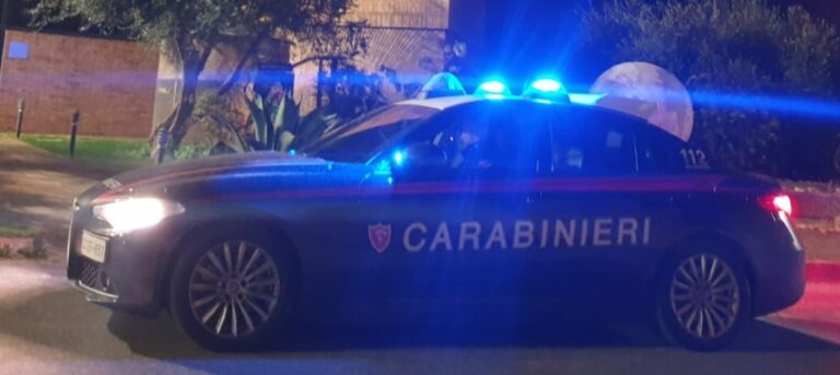 ANZIO - I Carabinieri intervenuti a Lavinio